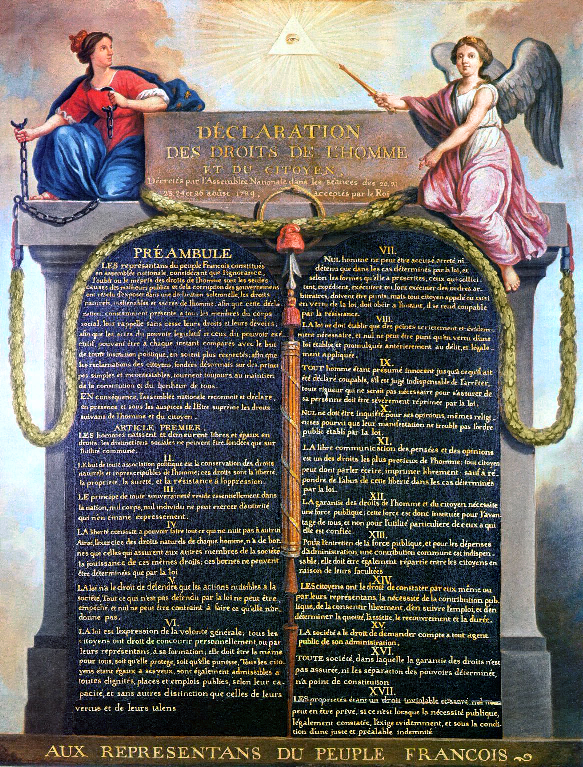 Detail of Déclaration des droits de l